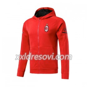 AC Milan Trening Jakna Kapuljačom 2017-18 Crvena